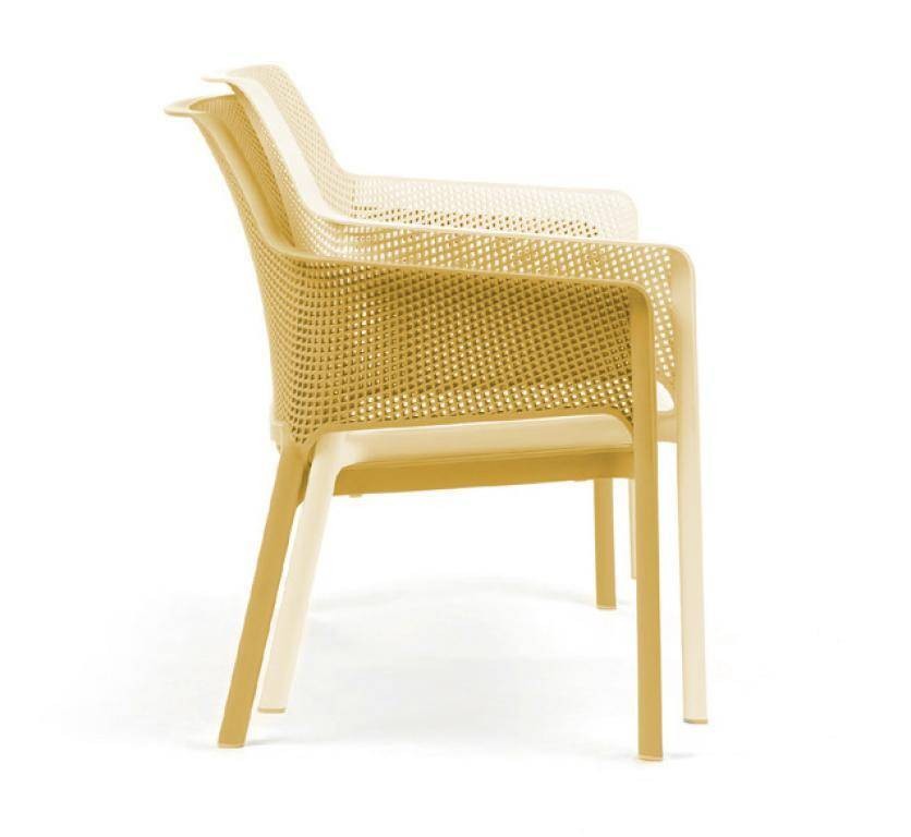 Диван пластиковый Net Bench горчичный Nardi