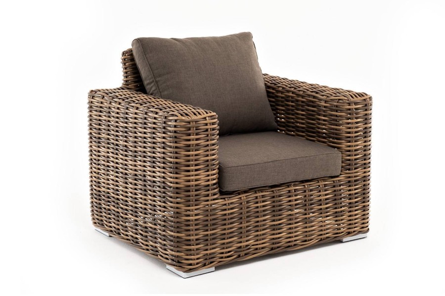 Плетеное кресло Палермо, соломенный 4sis