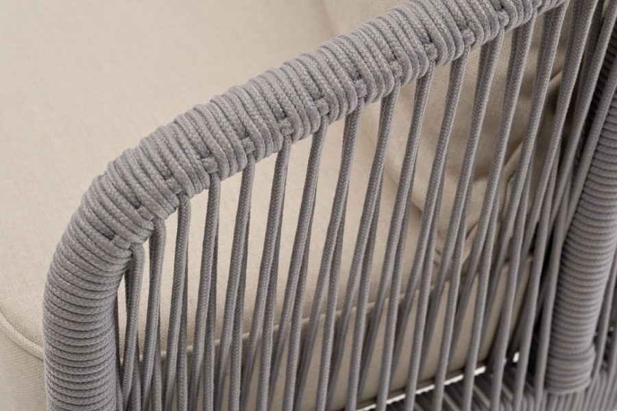 Диван трехместный плетеный из роупа Канны 4sis