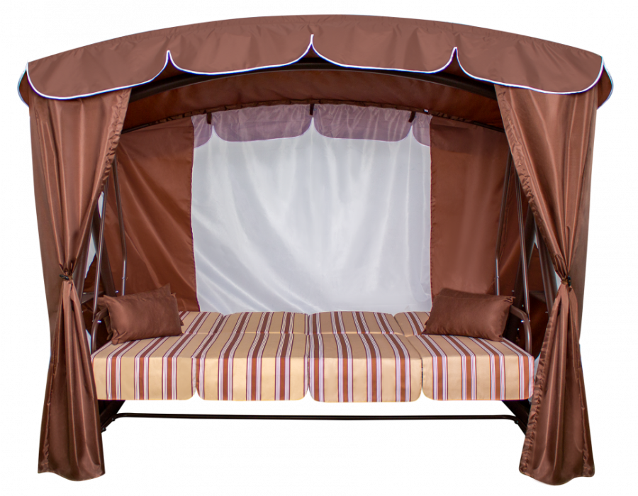 Садовые качели Дефа Люси Люкс шоколад Garden