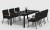 Обеденная группа Calma-3 220 черная Gardenini