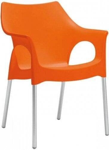 Кресло пластиковое Ola оранжевое Scab Design