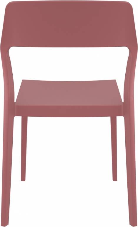 Стул пластиковый Snow марсала Garden