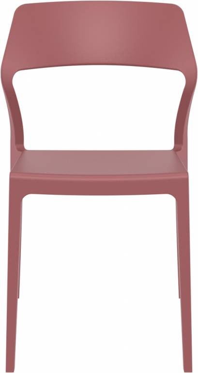 Стул пластиковый Snow марсала Garden