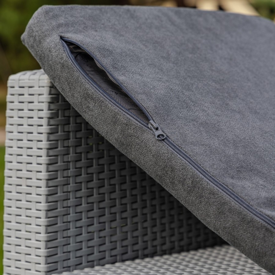 Обеденный комплект JULY XXL светло-серый Royal Family