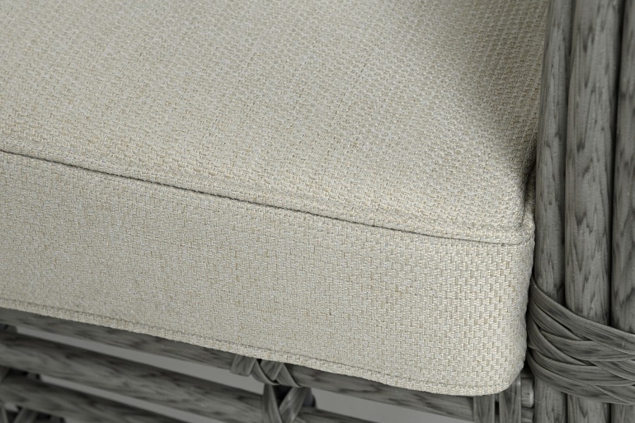 Кресло из искусственного ротанга Ницца, серый 4sis