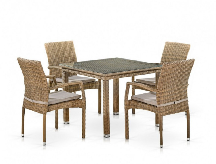Комплект мебели T257B/Y379B-W65 Light Brown Афина