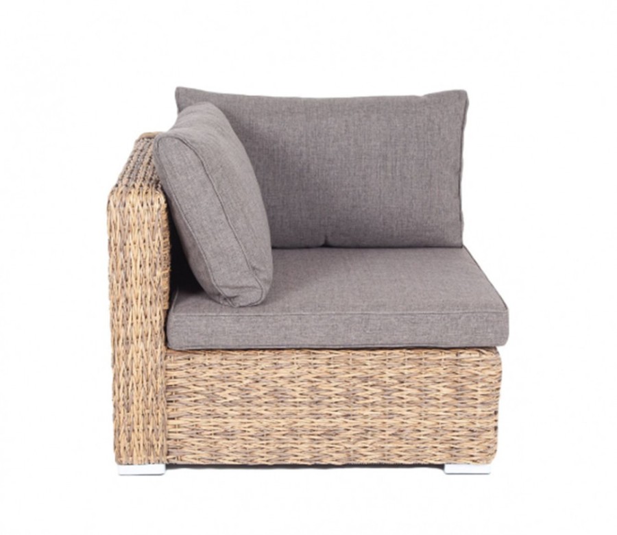 Модуль угловой с подушками Лунго гиацинт соломенный 4sis