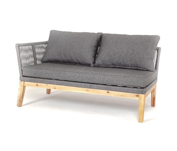 Модульный диван плетеный из роупа Барселона 4sis