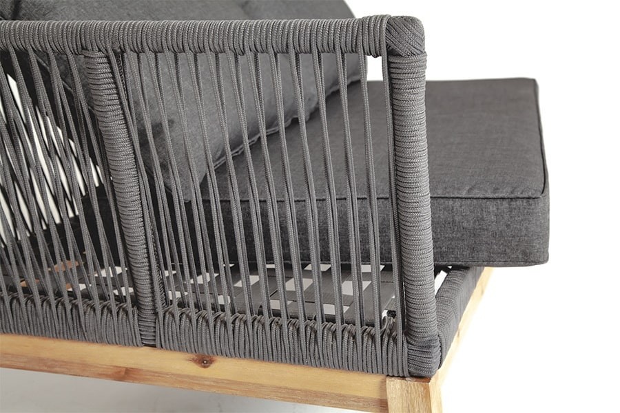 Модульный диван плетеный из роупа Барселона 4sis