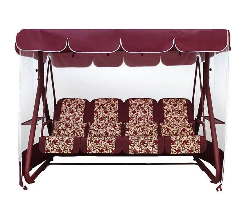 Садовые качели Дефа Люси, бордо Garden