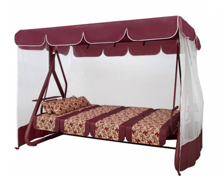 Садовые качели Дефа Люси, бордо Garden