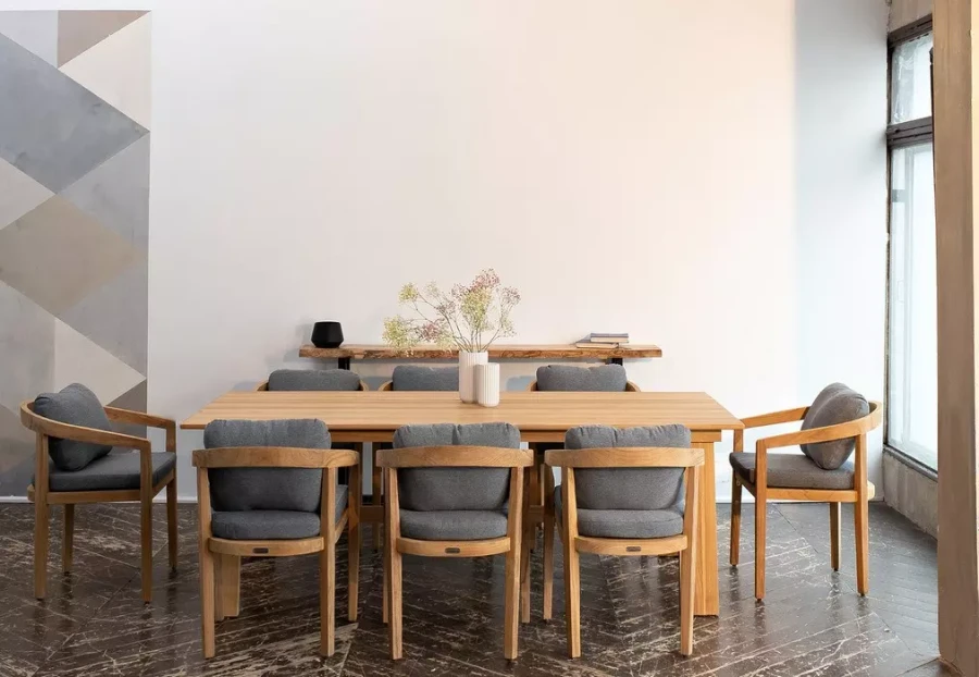 Обеденная группа из тика VENTO L Joygarden