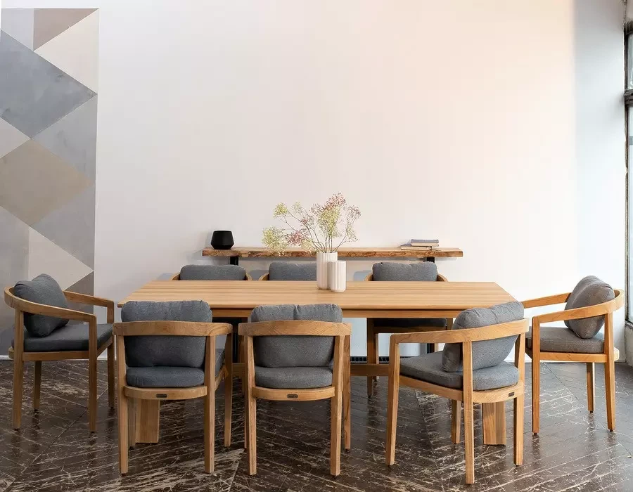 Обеденная группа из тика VENTO L Joygarden