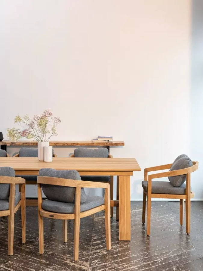 Обеденная группа из тика VENTO L Joygarden