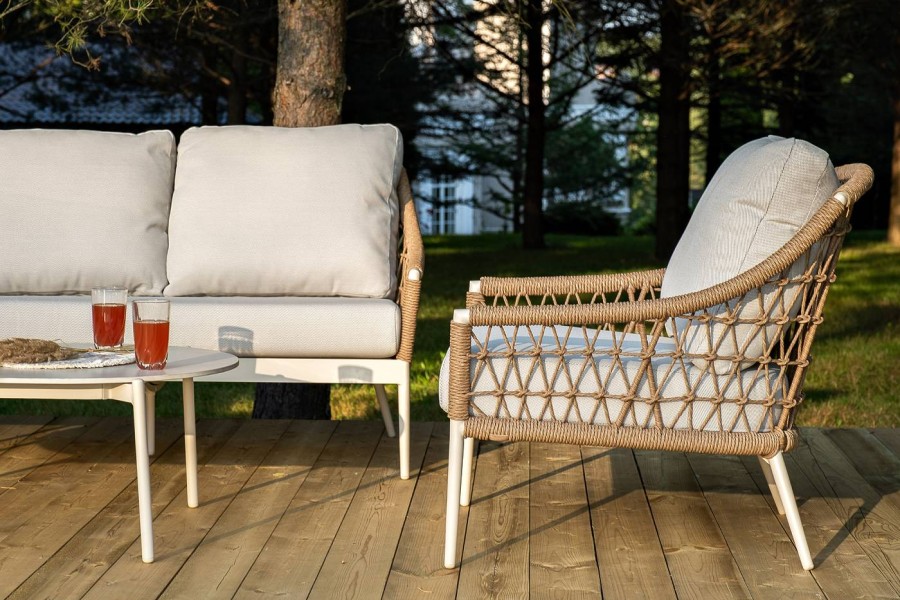 Лаунж-зона Венеция, соломенный 4sis