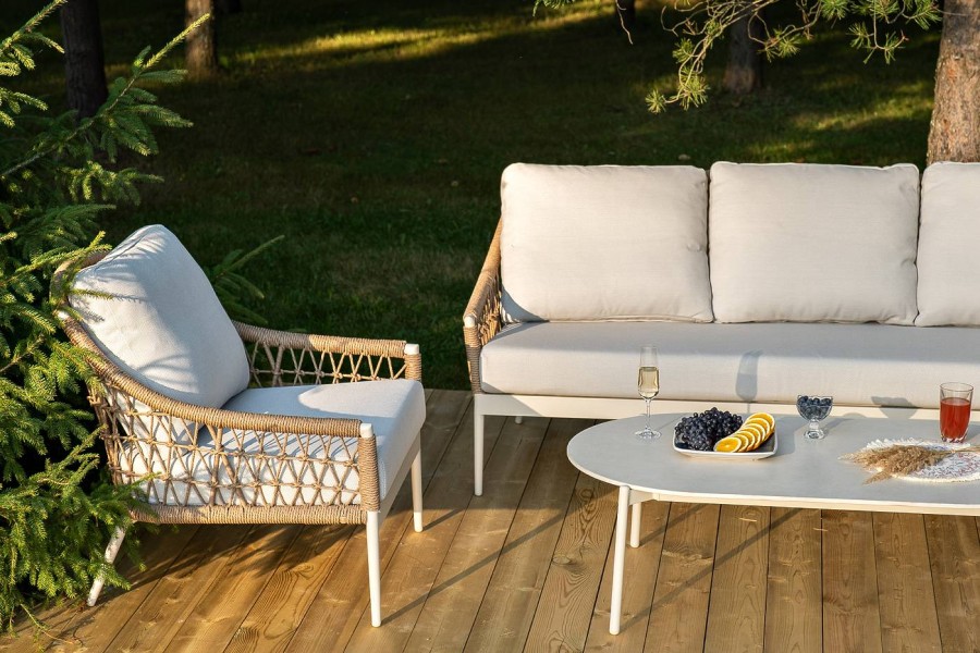 Лаунж-зона Венеция, соломенный 4sis