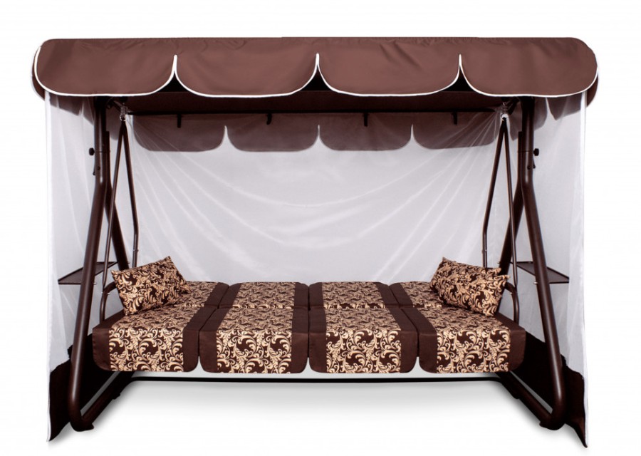 Садовые качели Дефа Люси, шоколад Garden