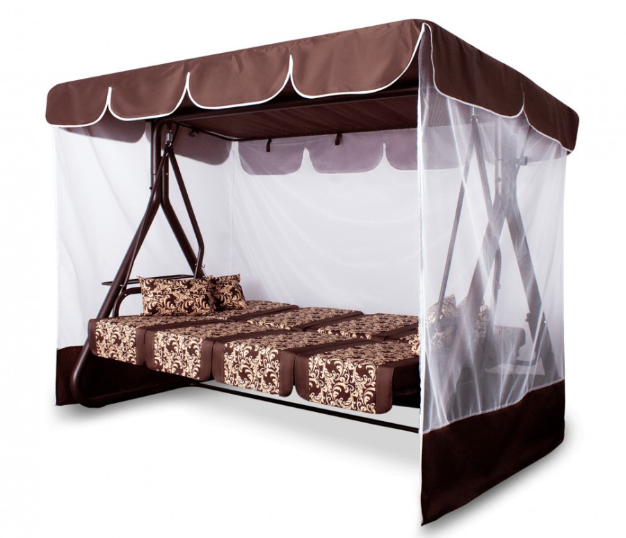 Садовые качели Дефа Люси, шоколад Garden