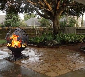 Уличный очаг сфера Охота на кабана Горыныч