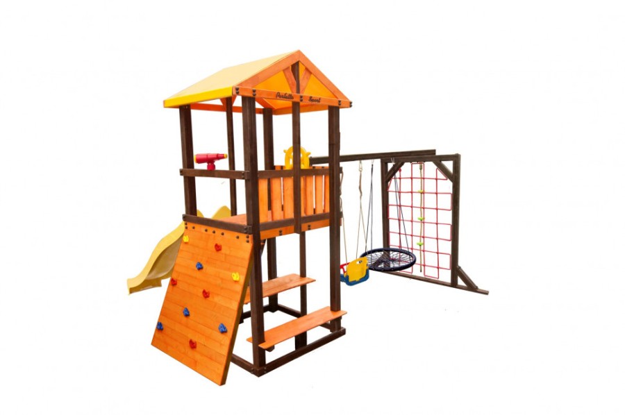 Игровой комплекс Bari-11+качели Паутина Perfetto sport