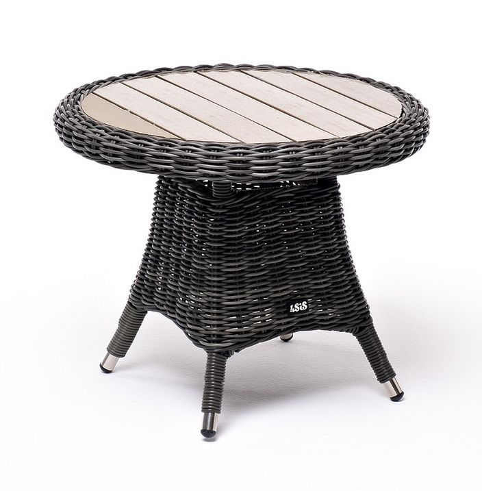 Кофейный стол из искусственного ротанга Равенна серый 4sis