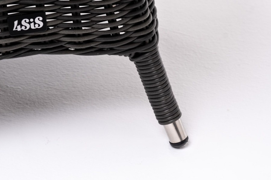 Кофейный стол из искусственного ротанга Равенна серый 4sis