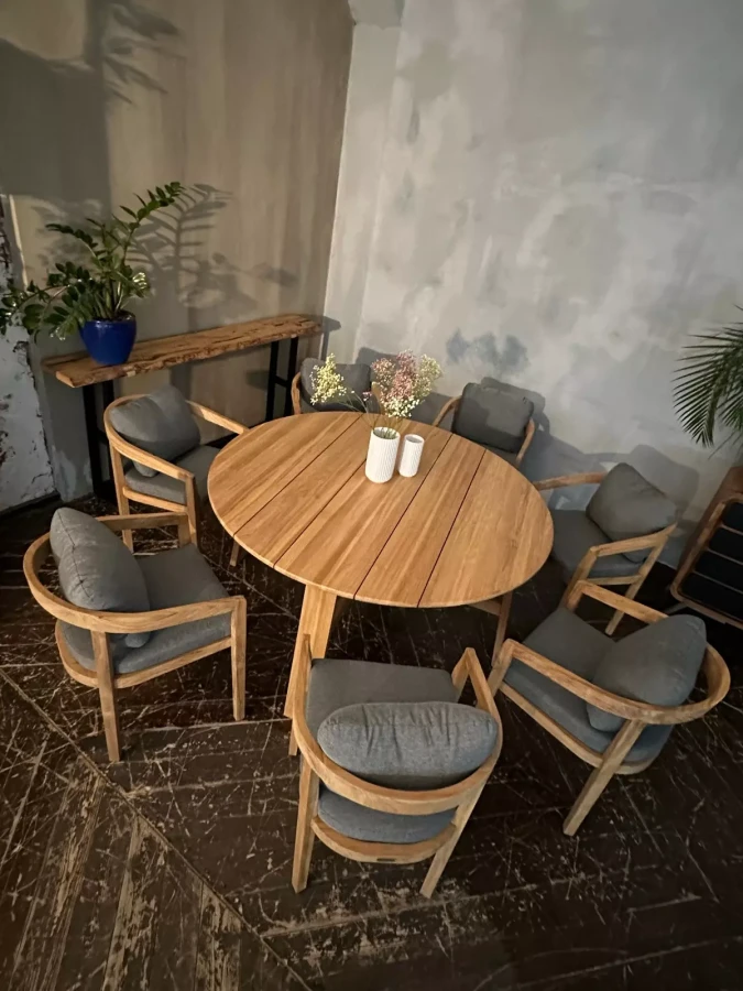 Обеденная группа из тика VENTO M Joygarden 