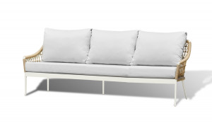 Трехместный диван Венеция, соломенный 4sis