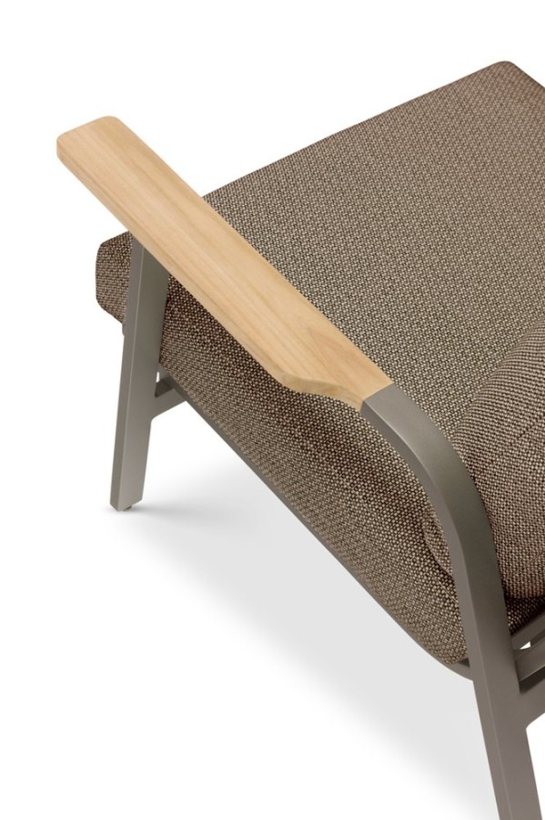 Комплект с 3-х местным диваном Malmo Lounge, коричневый Brafab