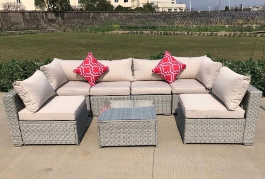 Комплект мебели YR822BgB Grey/Beige Афина