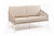 Диван двухместный из роупа Канны бежевый 4sis