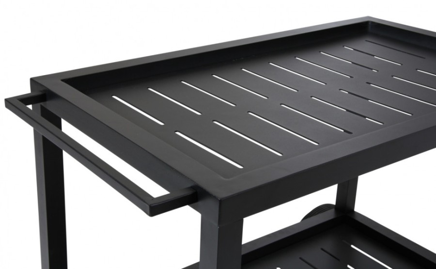 Сервировочная тележка BELFORT черная Brafab