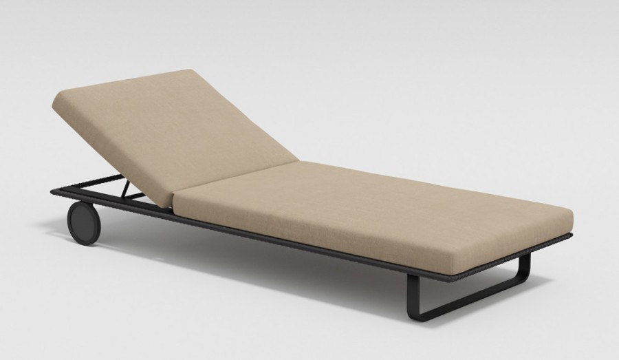 Шезлонг Hacienda Карбон/Беж Gardenini