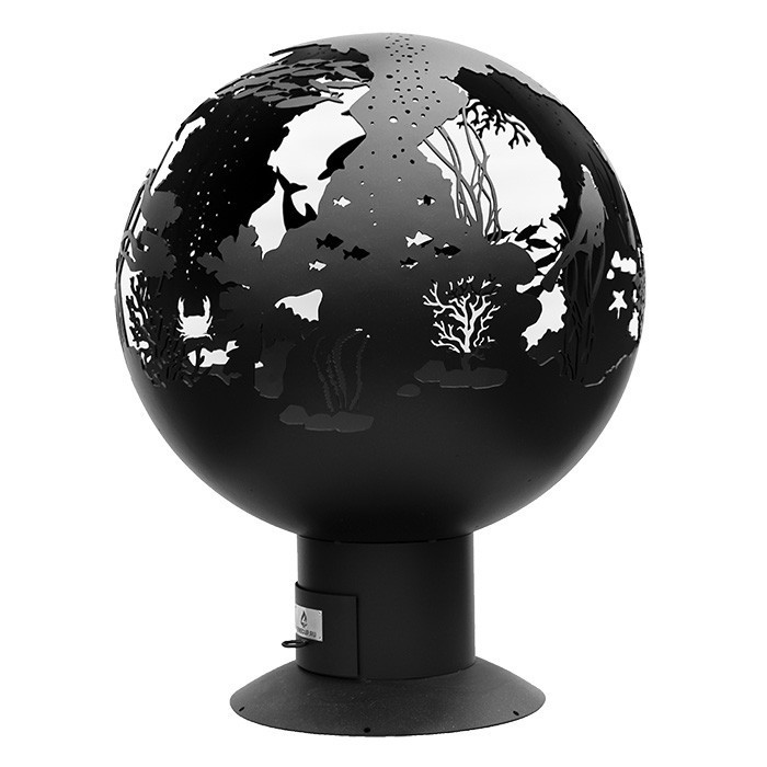 Уличный очаг сфера Подводный мир FIRECUP