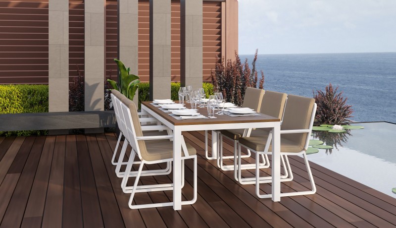 Обеденная группа Bella Voglie 220 бежевая Gardenini