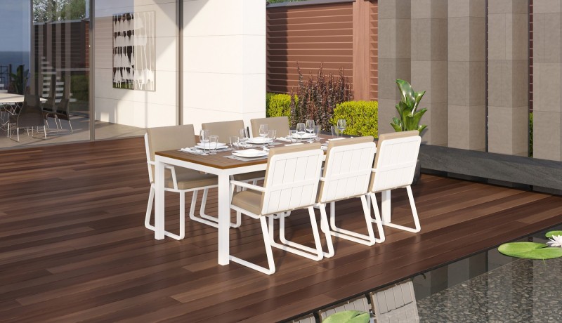 Обеденная группа Bella Voglie 220 бежевая Gardenini