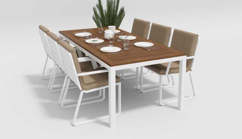 Обеденная группа Bella Voglie 220 бежевая Gardenini