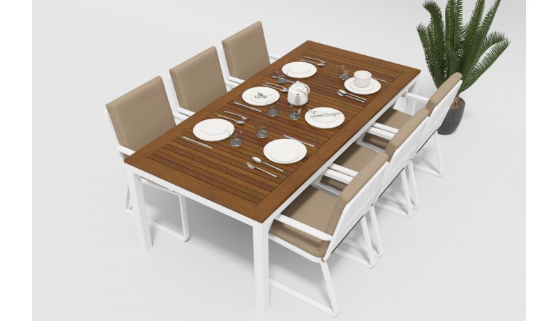 Обеденная группа Bella Voglie 220 бежевая Gardenini