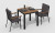 Обеденная группа Bella-2 80 антрацит Gardenini