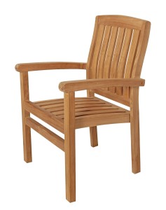 Обеденное кресло из тика Lerum Brafab