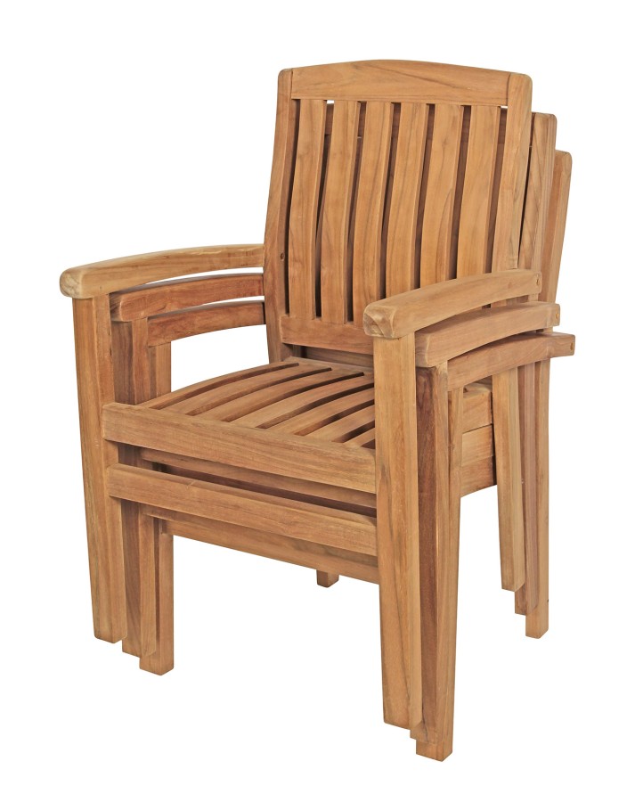 Обеденное кресло из тика Lerum Brafab