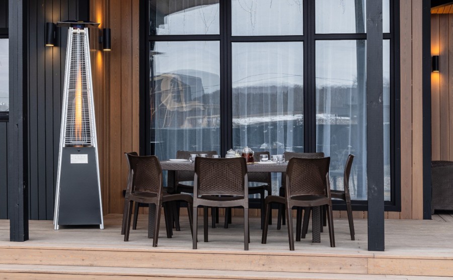 Обеденный комплект JULY L коричневый Royal Family