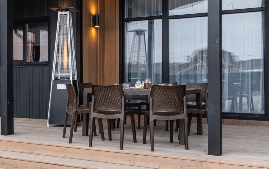 Обеденный комплект JULY L коричневый Royal Family