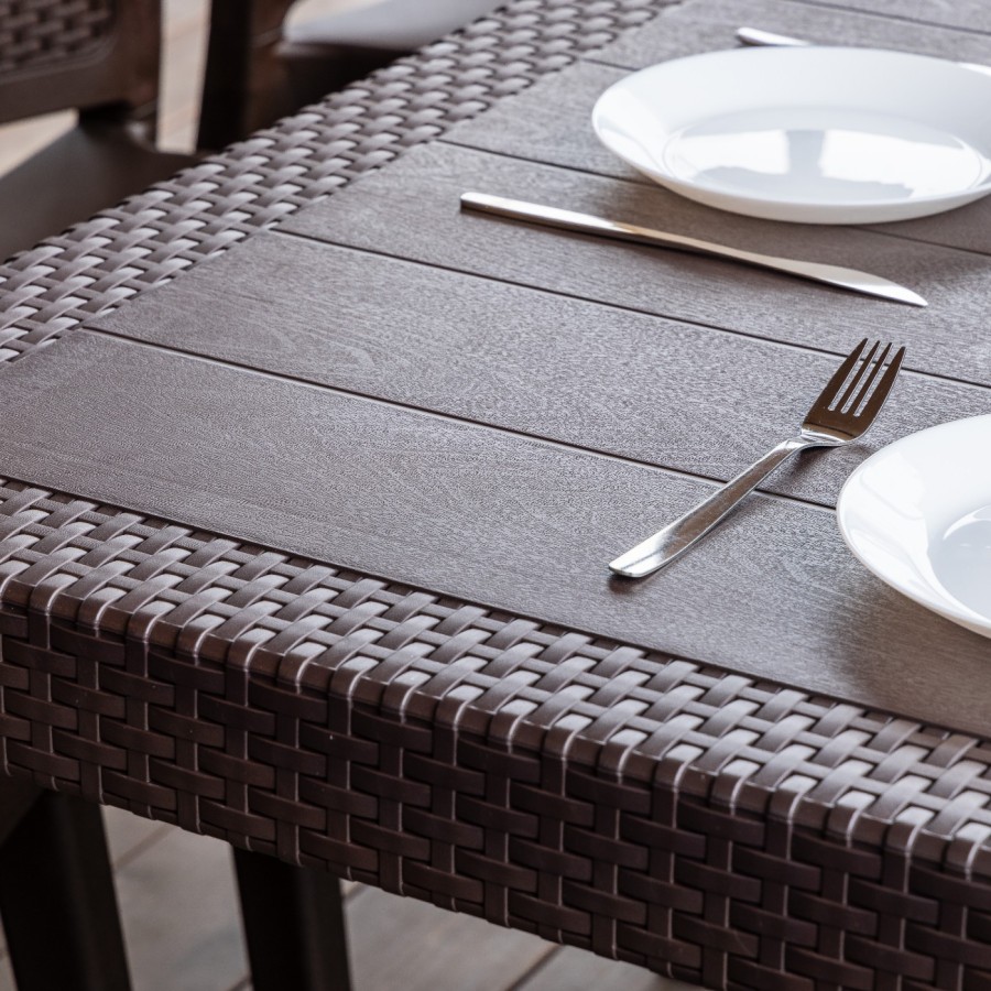 Обеденный комплект JULY L коричневый Royal Family