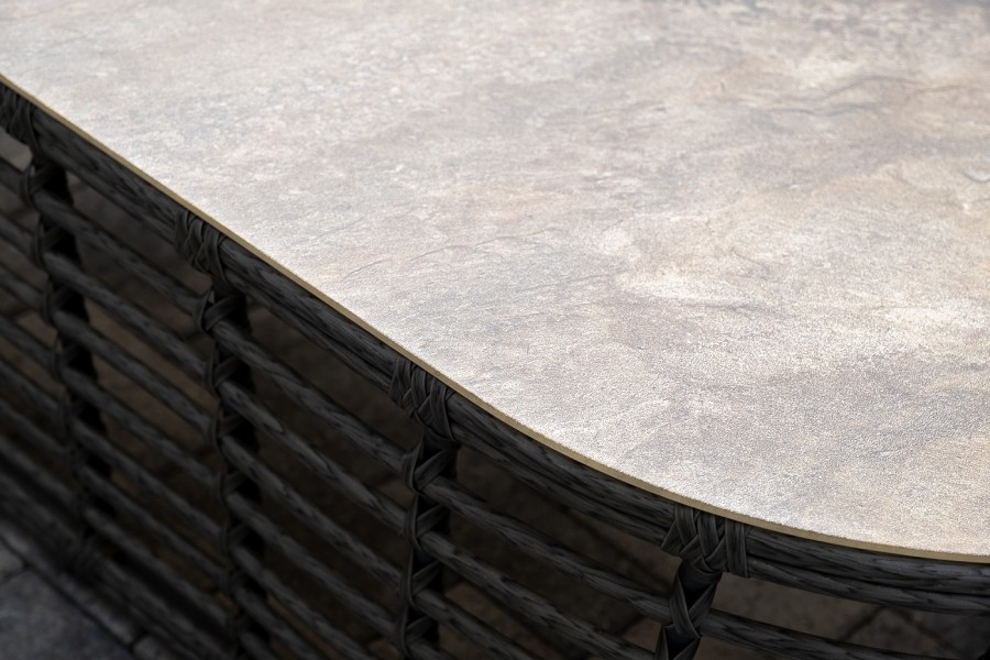 Лаунж-зона из искусственного ротанга Валенсия, цвет серый 4sis