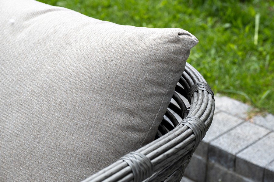 Лаунж-зона из искусственного ротанга Валенсия, цвет серый 4sis