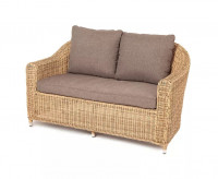 Диван двухместный из искусственного ротанга Кон Панна 4 sis
