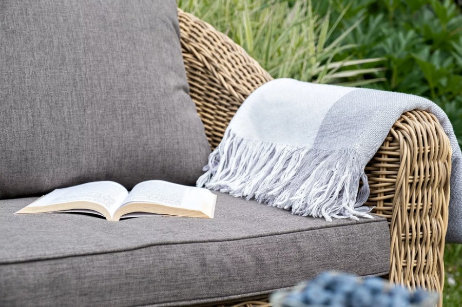 Диван двухместный из искусственного ротанга Кон Панна 4 sis