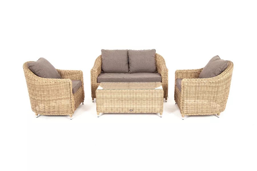 Диван двухместный из искусственного ротанга Кон Панна 4 sis